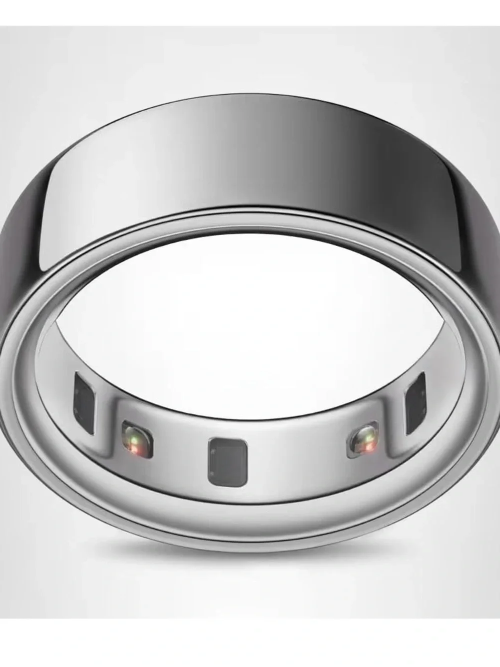 Oura Ring-Silver Smart Health Ring with Activity & Sleep Tracking